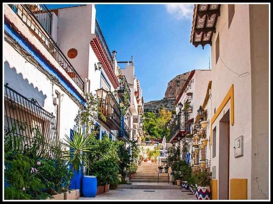 Flamenco, Apartamento Exclusivo De Dos Habitaciones En El Pleno Del Casco Antiguo, Alicante, Playa, Centro Historico, Rambla Buitenkant foto